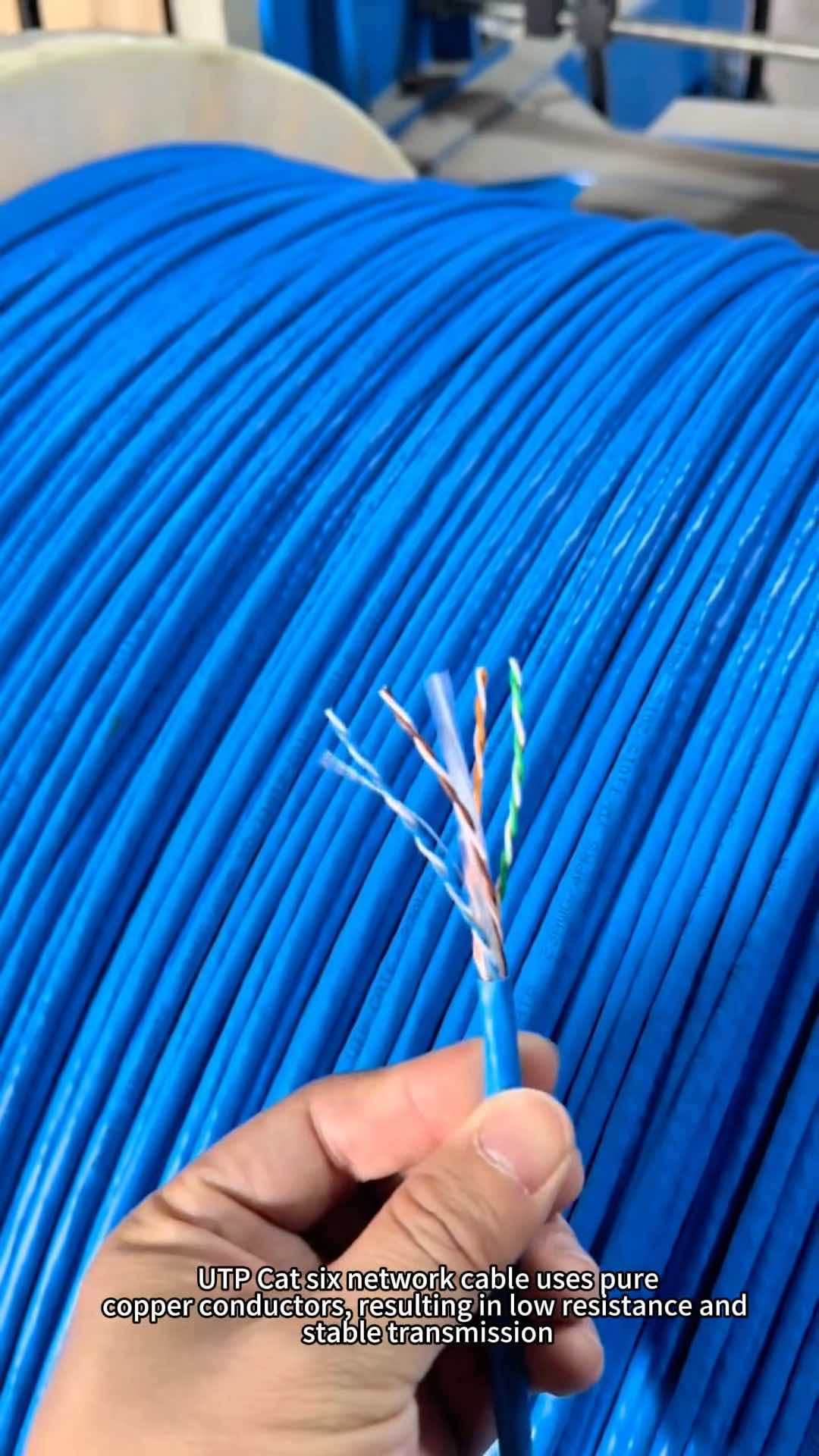 CAT6 1000FT Purple UTP Ethernet Cable 23AWG Network LAN Solid Bulk Wire Pull Box LSZH 0.57mm Copper Pass Fluke Test