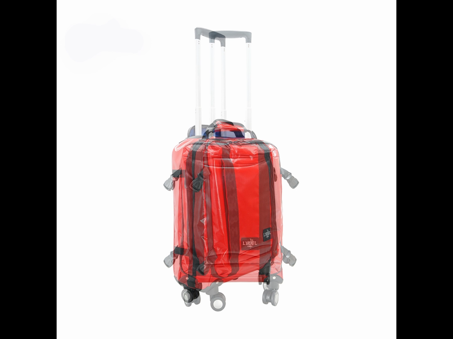 PU Waterproof Luggage Carry on, Backpack Straps