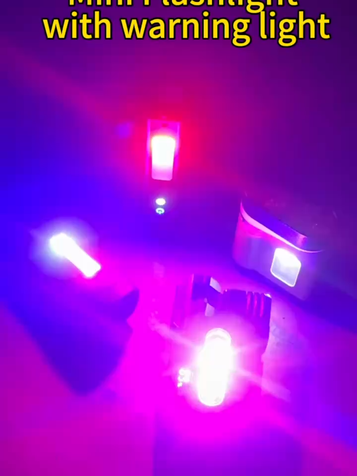 Mini Linterna Recargable de Llavero EDC, Antorcha LED de Bolsillo con 9 Modos, Impermeable, Carga Tipo C y Base Magnética