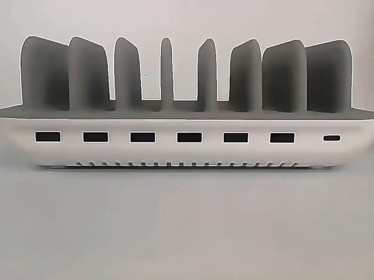 Office home 10 port public smart desktop 100w electronic portable mobile phone usb c fast charging station for cellphones