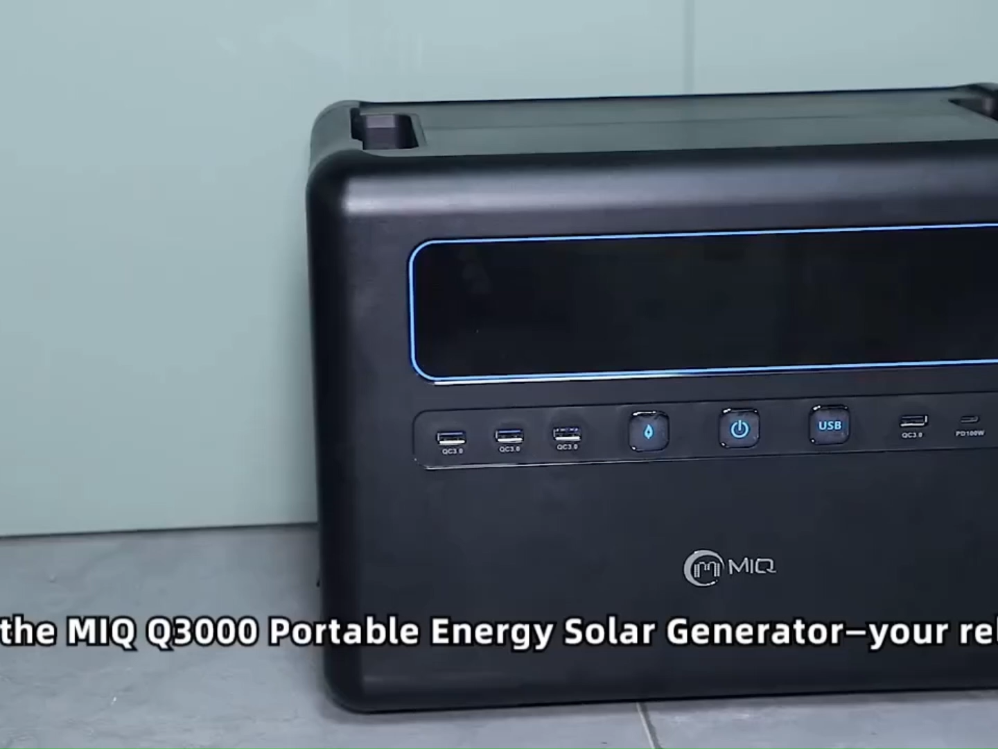 Stasiun Pembangkit Listrik Portabel 3000W 220V, Generator Sistem Energi Surya Gelombang Sinus Murni Darurat Indoor Outdoor, Baterai Lifepo4