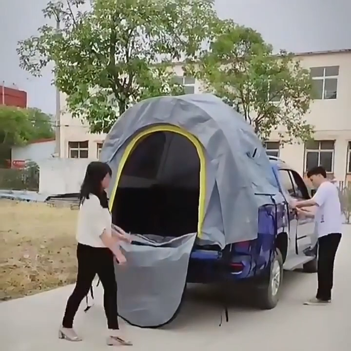 4-6 Personen Zelt Outdoor Auto Heckzelt Offroad Fahrzeug Mehrzweck Skyline Automatik Schnellöffnung Regendicht Camping