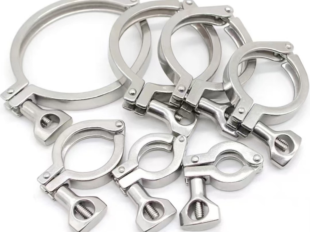 OEM benutzer definierte Sanitär-Tri-Clamp-einzelne Pin-Hoch leistungs klemme 13MHHM 304 1/2 "BIS 6"