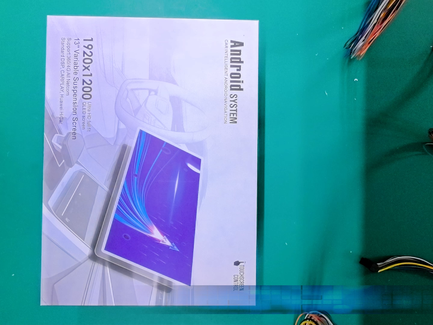 Autoradio Android Universel 12,3 / 13,3 Pouces avec GPS Carplay Autoradio 2DIN Stéréo de Voiture