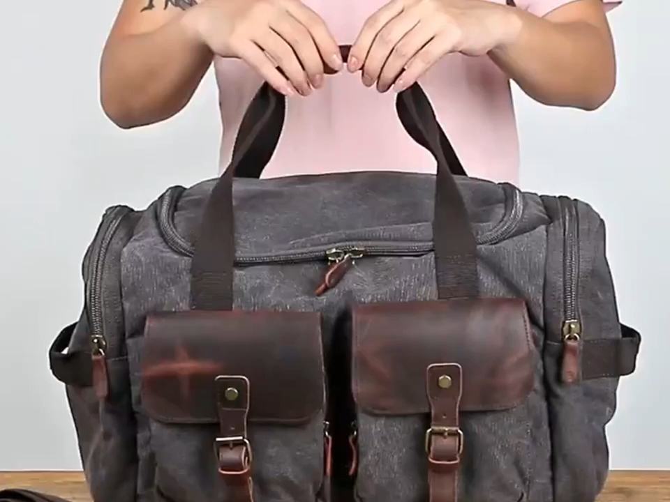 Bolsa de lona al por mayor, bolso deportivo cruzado diagonal para viajes