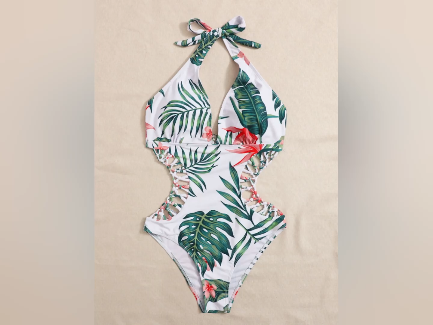 OEM/ODM Ladies' Leopard Underwire One Piece Swimsuit, Molded Cup Removable Pads Adjustable Straps Digital Printed Fabric Full