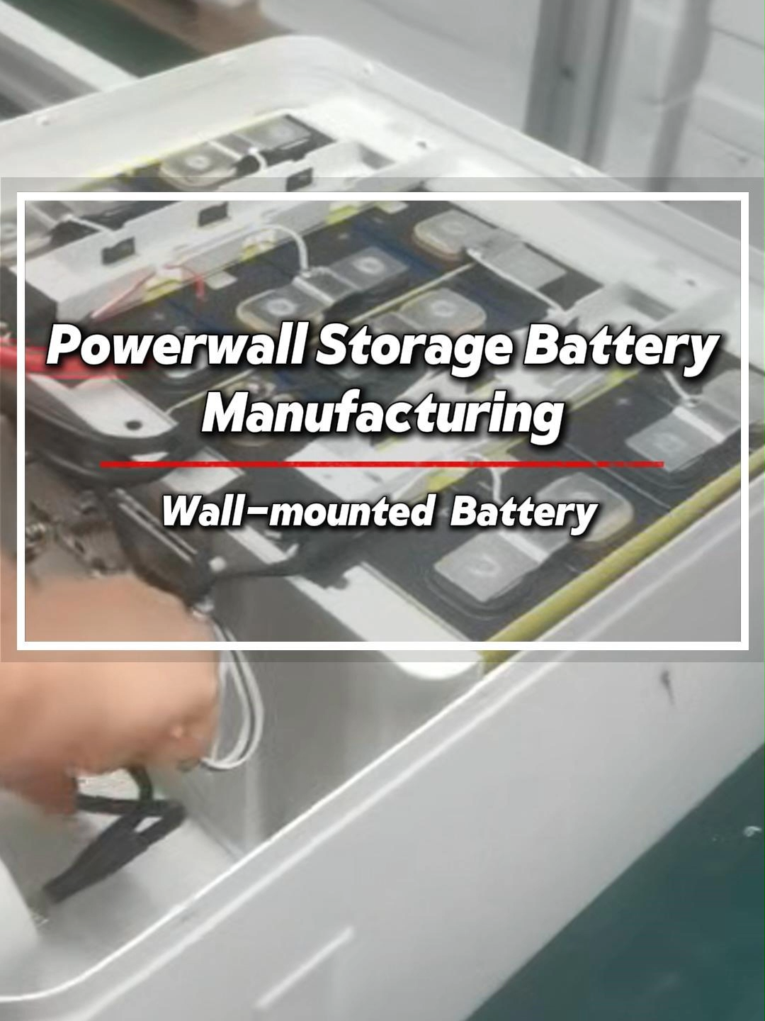 Batterie Solaire LiFePO4 ESS 25.6V 200Ah 5kWh Murale pour Maison, Onduleur Hybride et Stockage d'Énergie de Secours - OEM Usine