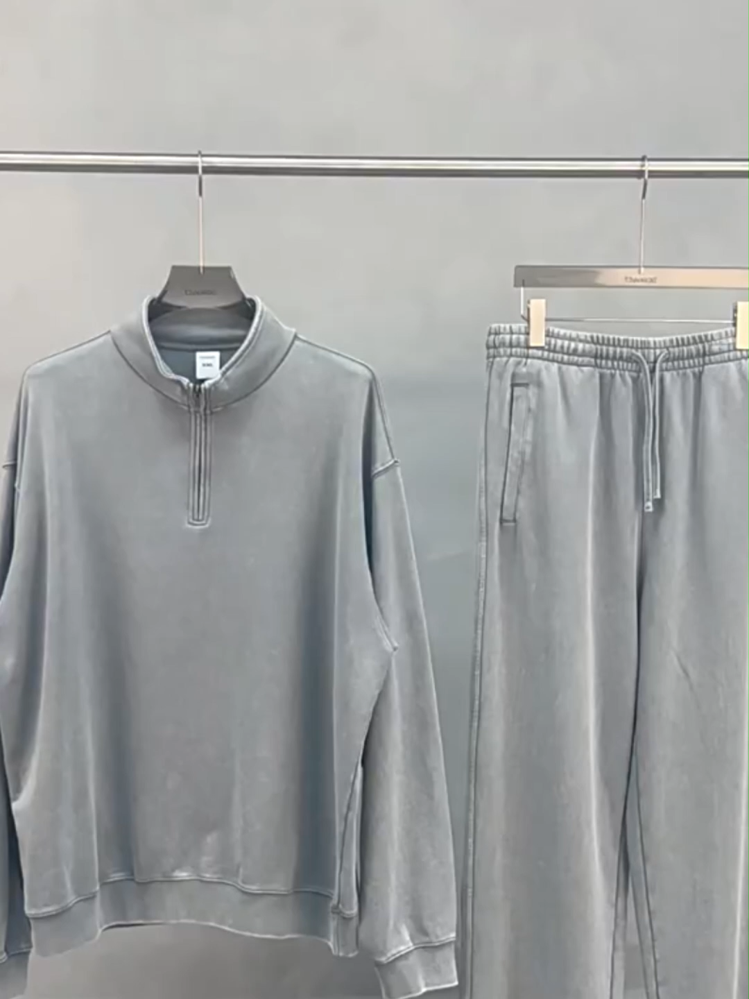 Ensemble de Survêtement Homme 2 Pièces en Coton Épais 500gsm avec Sweat à Capuche zippé et Pantalon de Jogging - Ensemble Haut de Gamme Personnalisable de Hoodies et Pantalons de Sport pour Homme