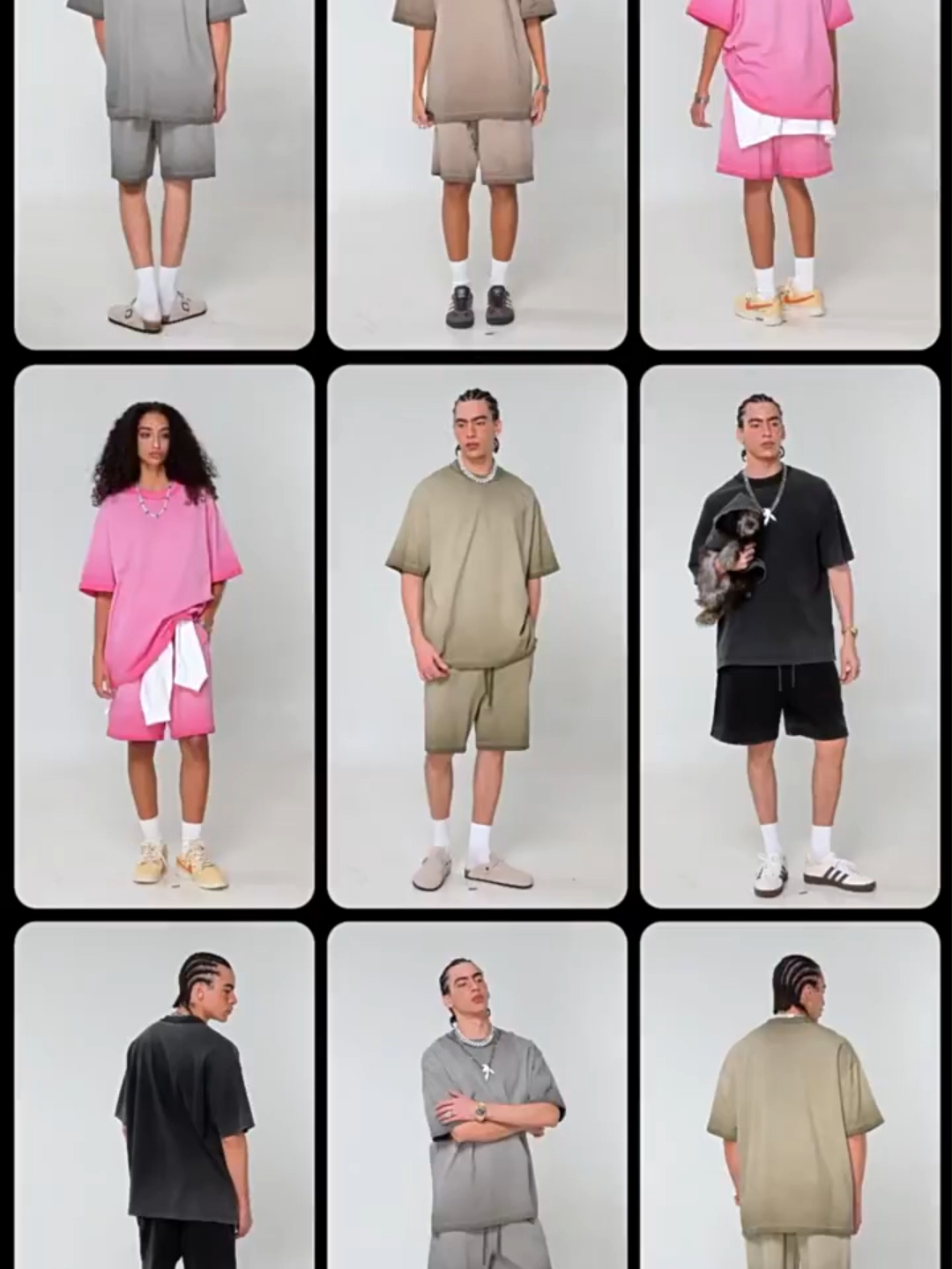 Ensemble de survêtement d'été pour hommes en gros avec logo de créateur personnalisé, ensemble T-shirt et short deux pièces, costume de vêtements de sport