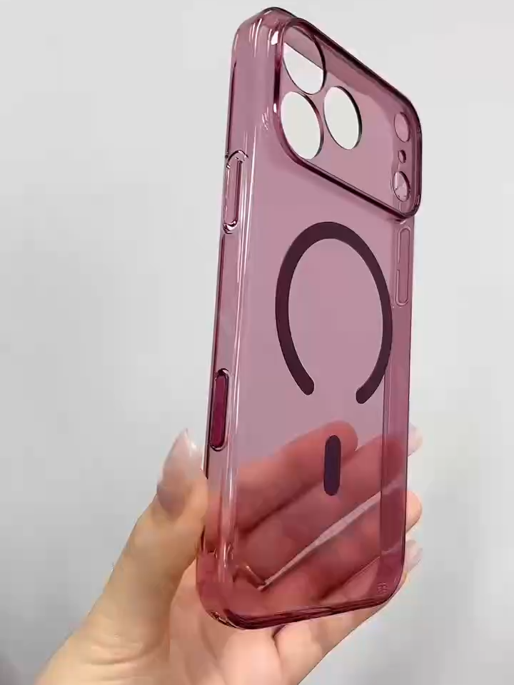 Hybrid Phone Case with 360 Degree Rotating Ring Stand PC TPU Material for Enhanced Viewing