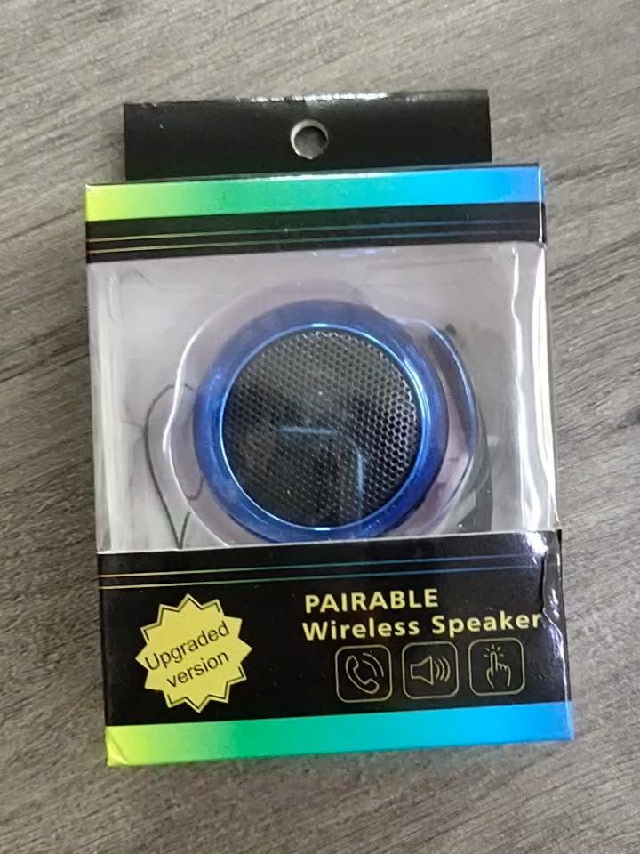 J3 Hot Seller Mini Portable Metal Speaker With Loud Bass Sound Wireless Music Player Cute Gift USB Charging