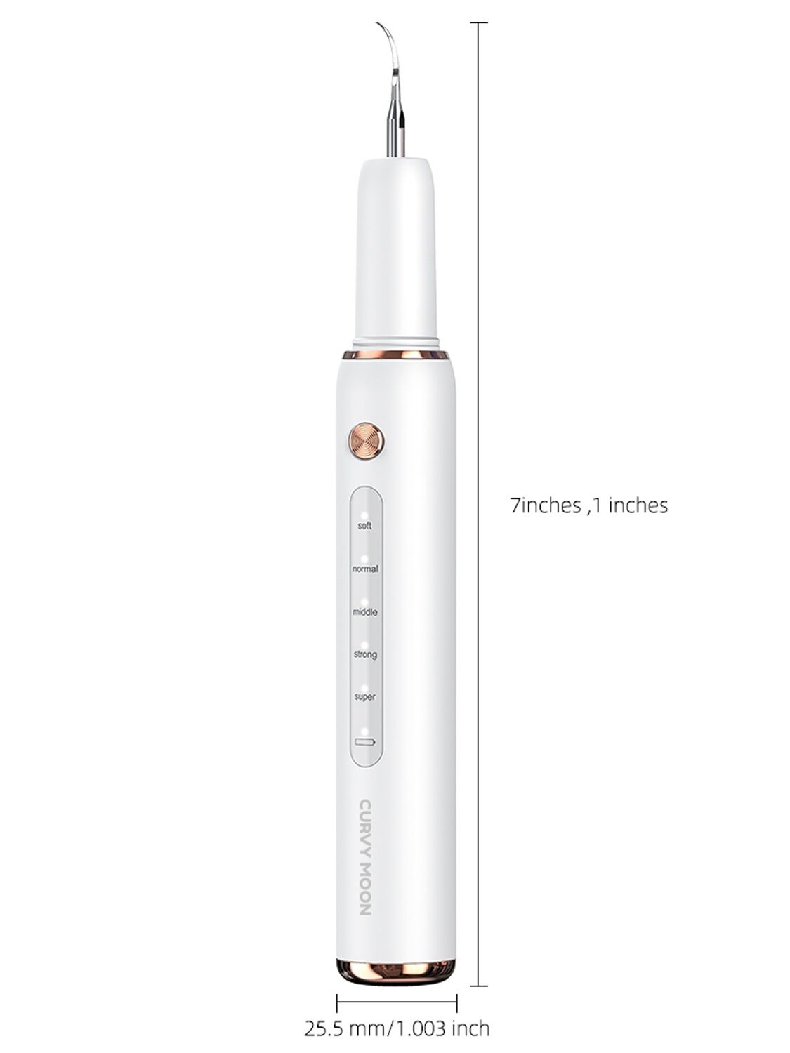 Limpiador Dental LED Portátil Recargable para Sarro y Manchas, Removedor de Cálculo Dental de Plástico Duradero T11