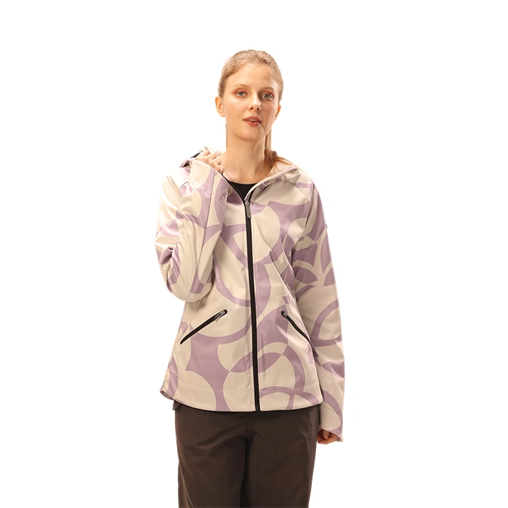 Nouvelle Arrivée Vêtements De Plein Air Vêtements D'hiver Dames Vestes Vêtements De Sport Personnalisés À Capuche Femmes Veste Softshell