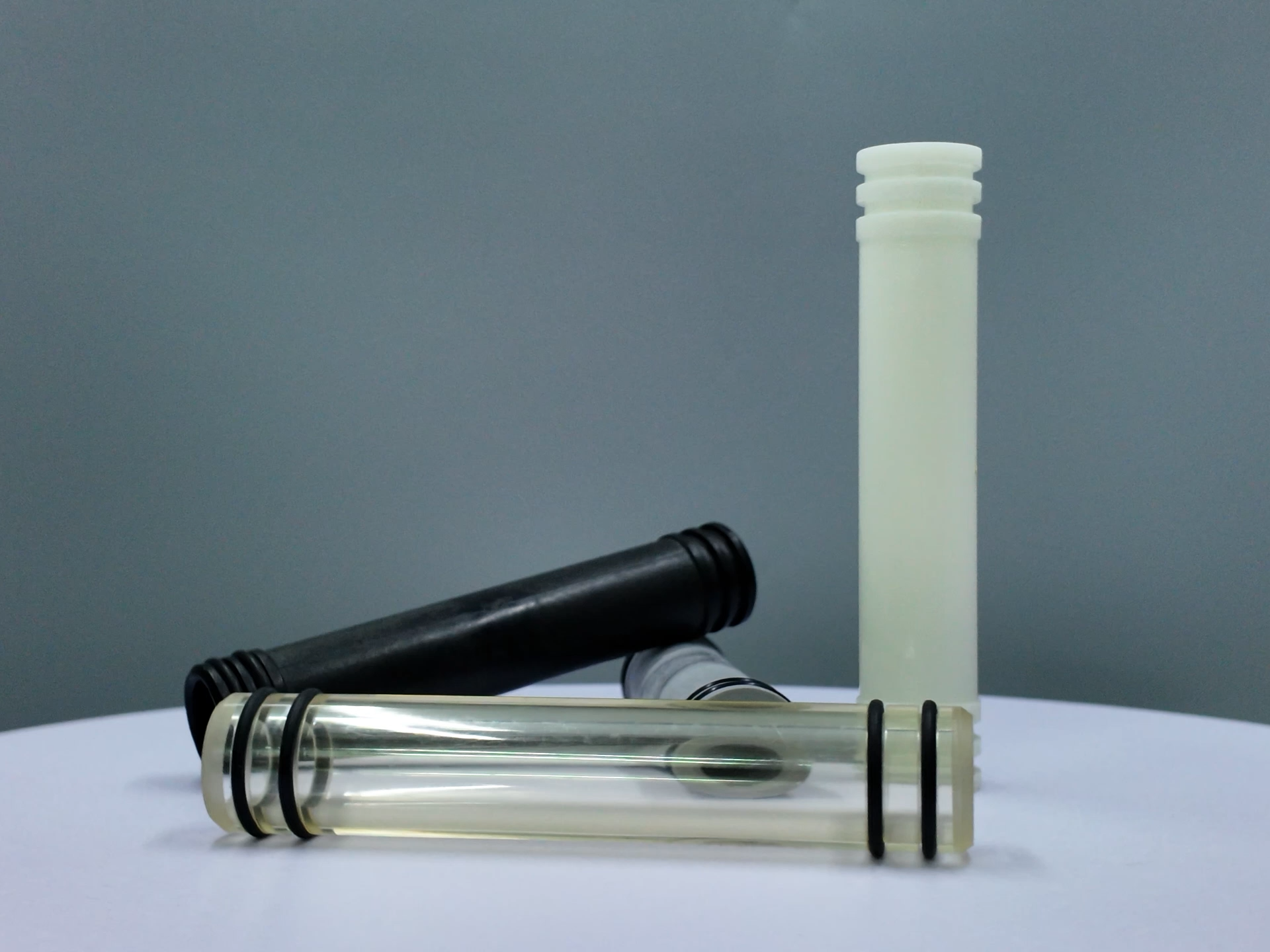 ABS+GL Interconnector for RO Industrial Membrane Element | Water Treatment Connector Fitting | RO Pressure Tube Adapter