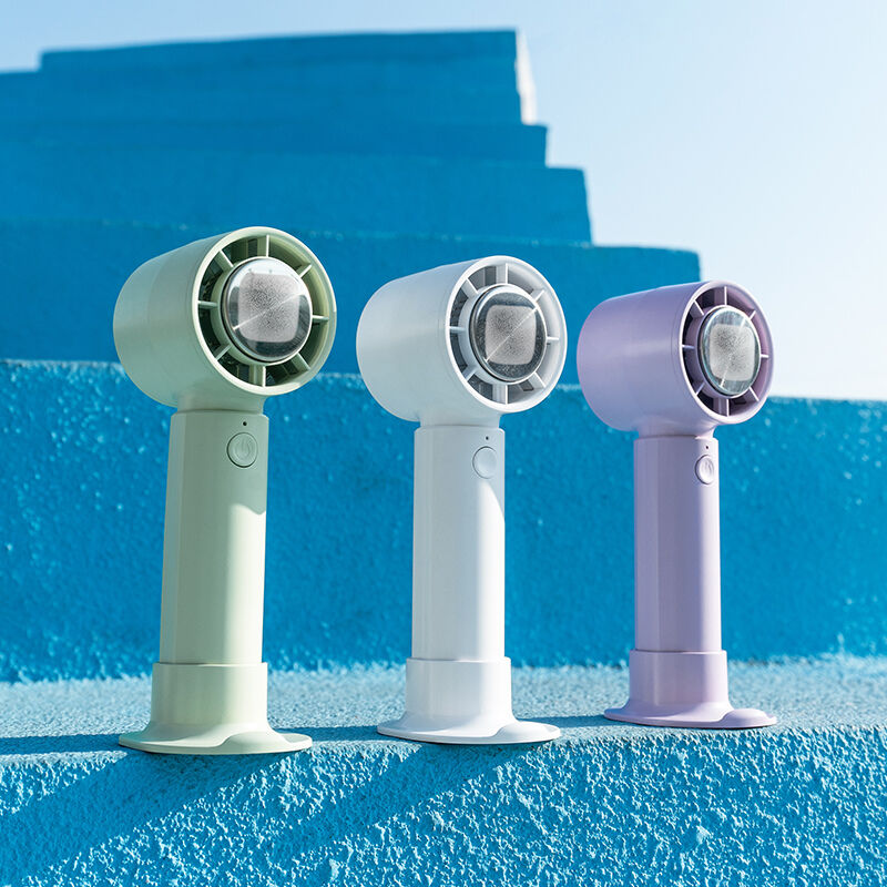Hochgeschwindigkeits-Nackenventilator, Mini-tragbarer Handventilator, USB-wiederaufladbarer Elektrolüfter mit Handyhalterung für den Außenbereich und als Geschenk