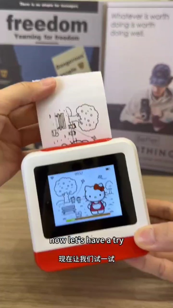 Factory price AI voice recognition printer kid's accompany toy