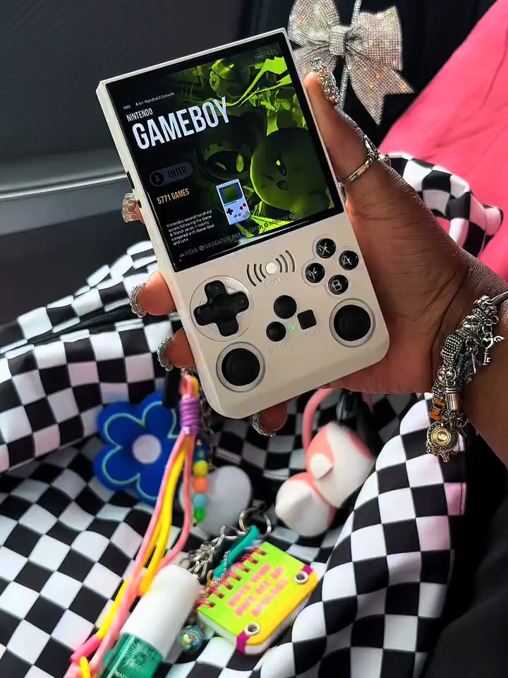 GAMINJA Portable Video game Support download games retro Handheld game console