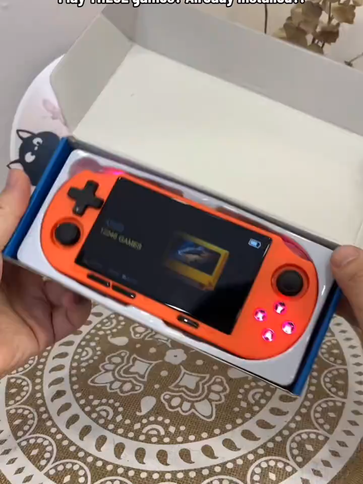 Consola de Juegos Mini PSP YLW HDMI con Función de Vibración, Arcade de TV Portátil Retro, Jugadores de Juegos de Mano, Comprar Consolas de Videojuegos