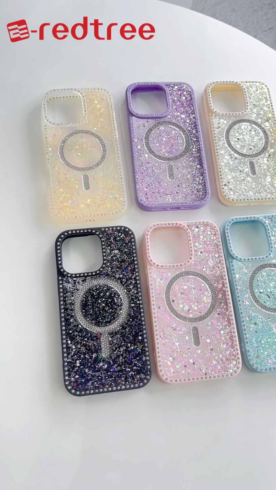 Nouvelle coque de téléphone 2-en-1 Ours Diamant en TPU pour iPhone 14