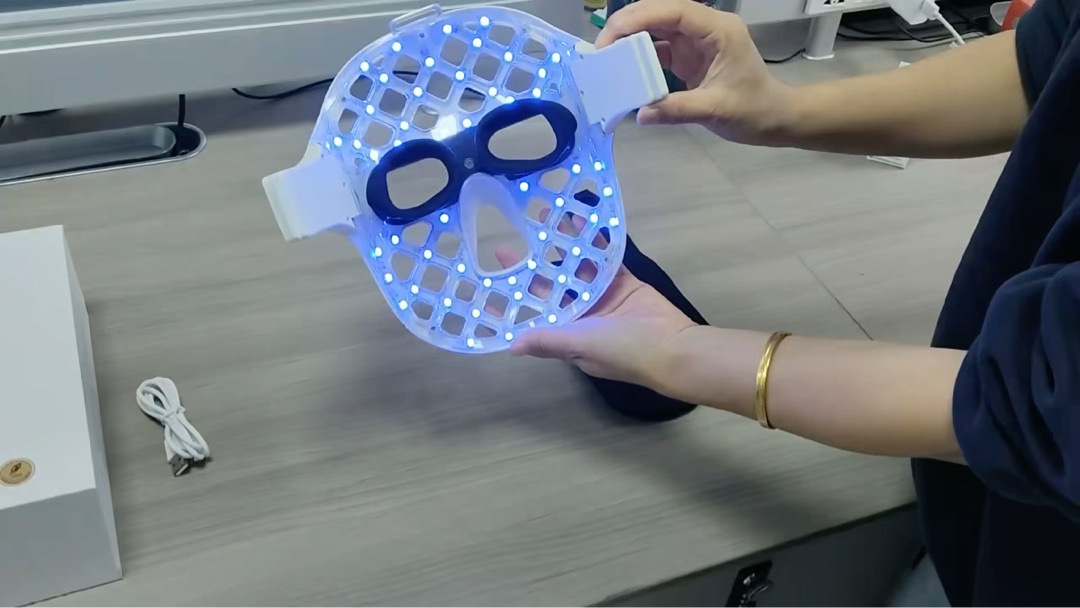 Professional LED Therapy Face Mask for Home and Salon Use Anti-Aging Skin Rejuvenation With FDA Equivalent Certification