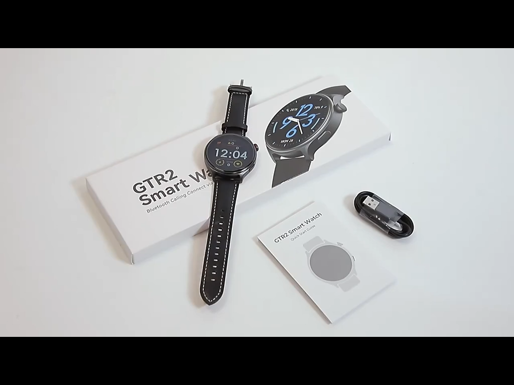 Montre Intelligente 2025 GTR6 AI Écran AMOLED Étanche 3ATM SDK Surveillance du Sommeil 24 Heures sur 24 Fréquence Cardiaque/Oxygène Sanguin Analyse de l'Exercice