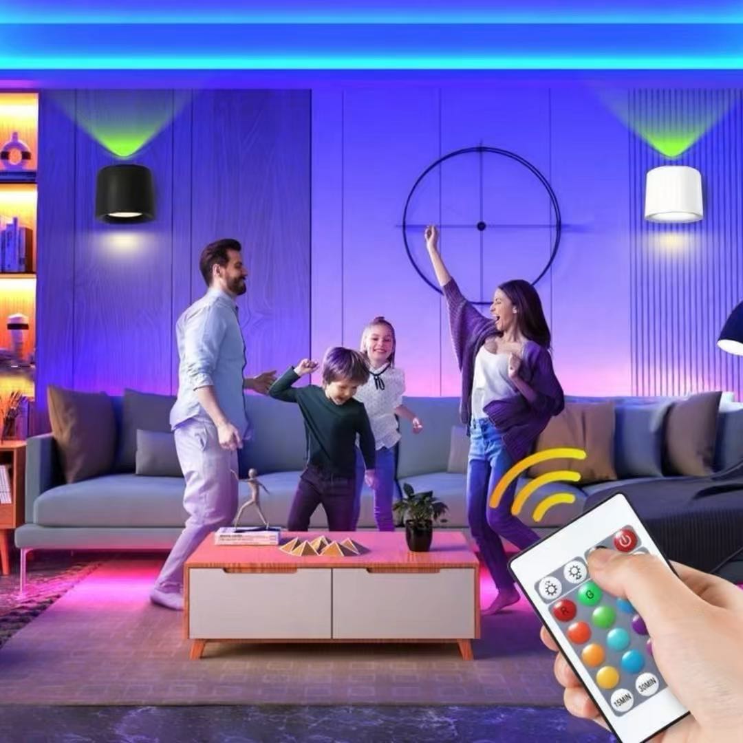 Rechargeable remote-controlled night light