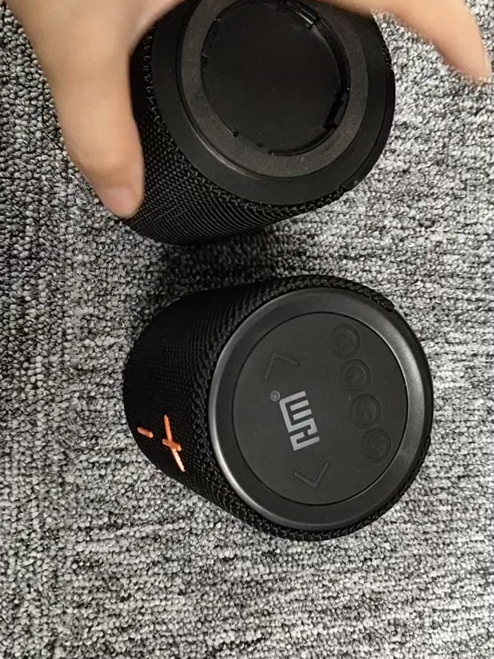 2025 New GM-843 Super Bass Waterproof Outdoor Party Music Player Portable Wireless Fabric Speakers Creative Split-type Speakers