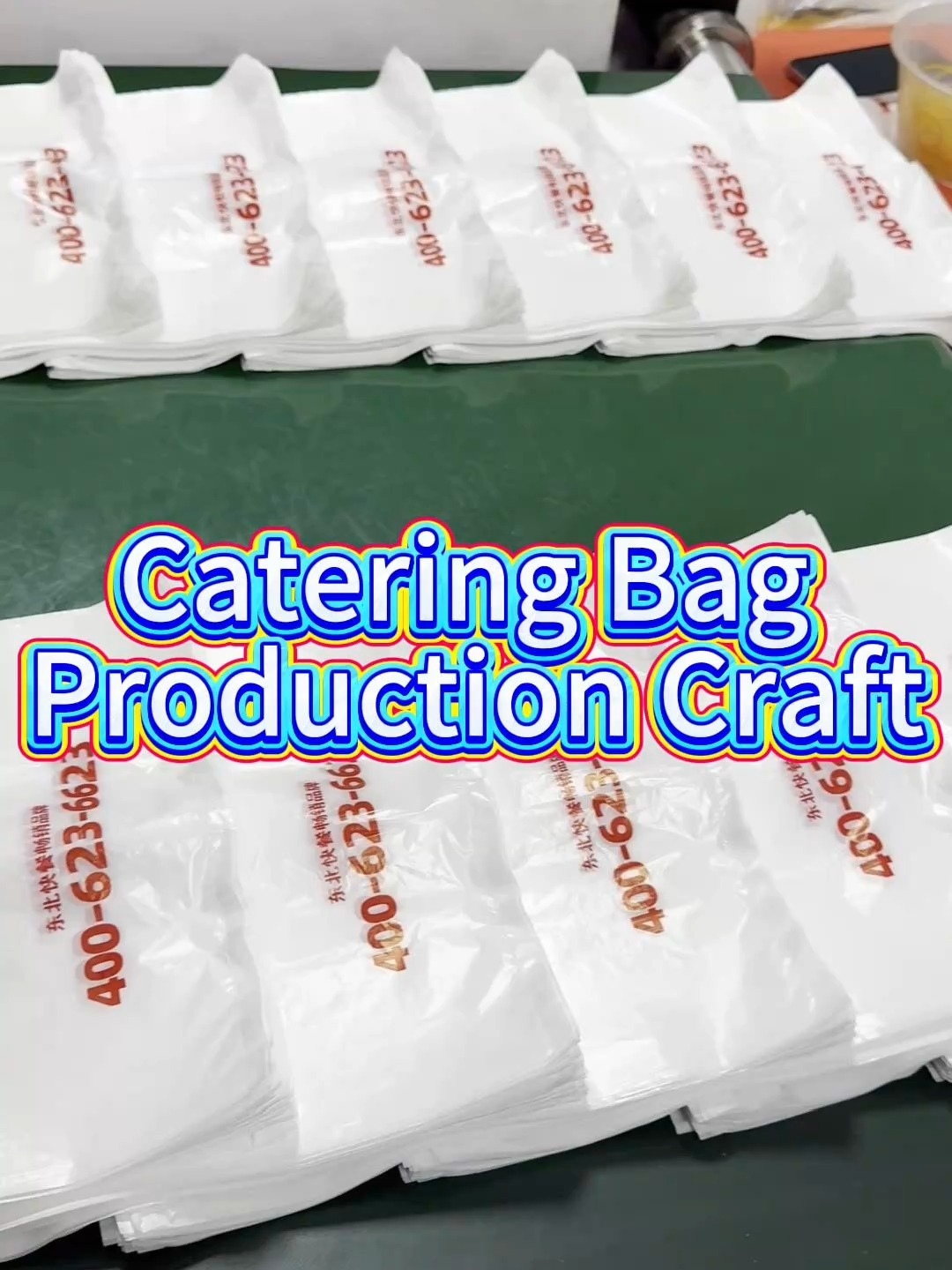 Manufacturer Low Price White Green Custom Color Durable HDPE Material Food Plastic Bag