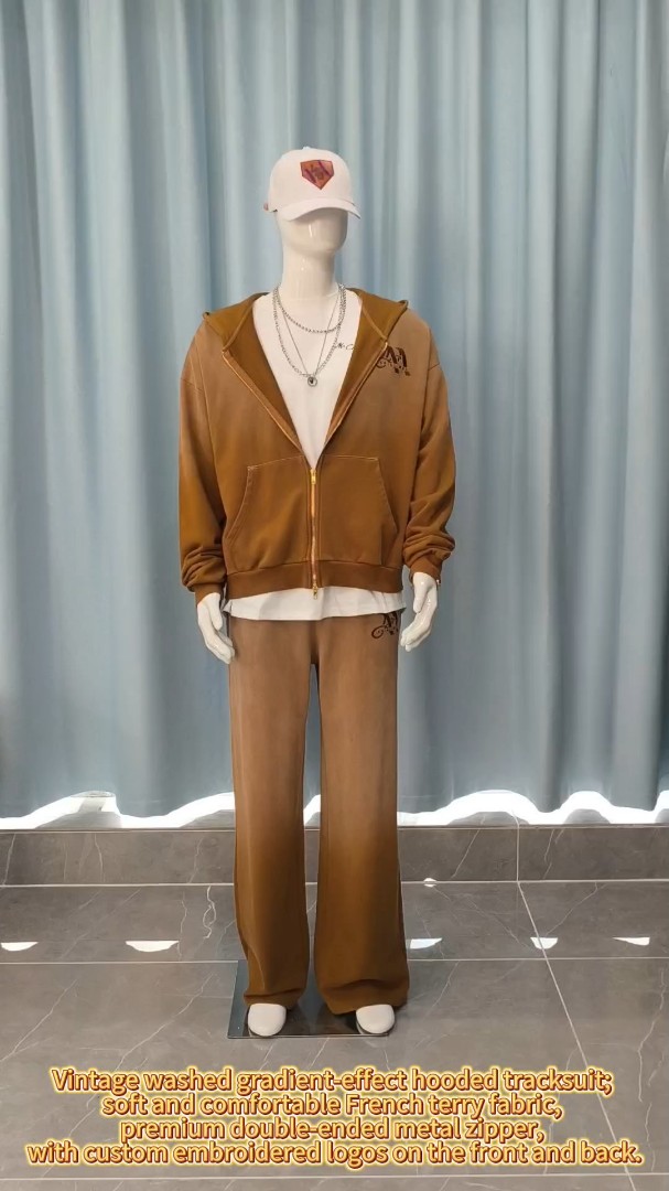 Femmes Printemps Imprimer Zip Hoodie Survêtement Casual Lâche Sweat Cordon Pantalon 2 Pièces Ensemble OEM Personnalisé Loungewear