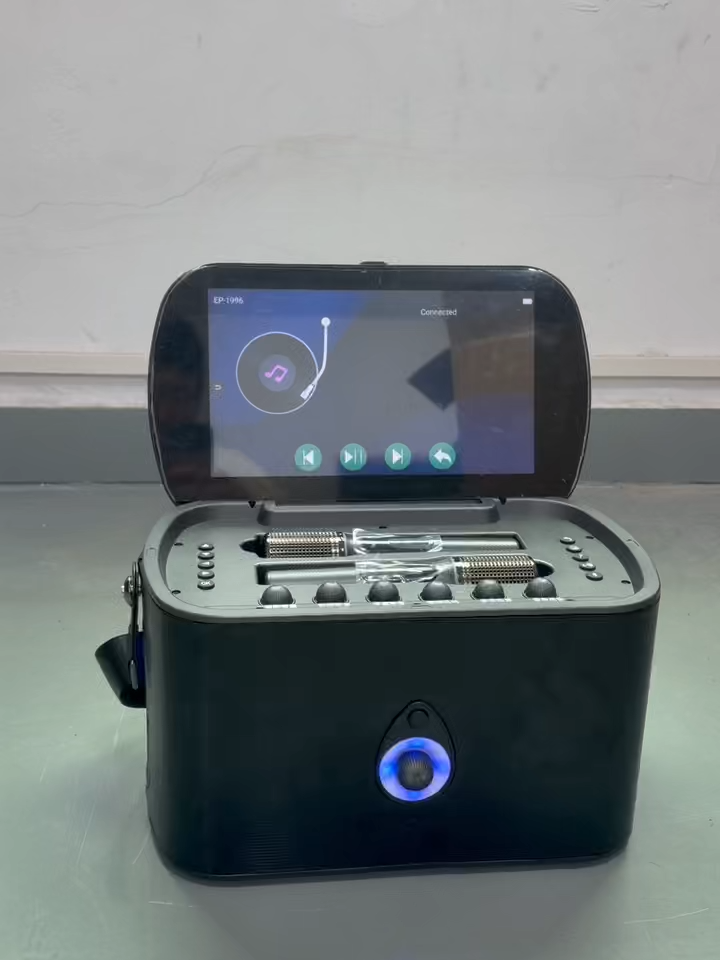 Kabelloser Bluetooth-Lautsprecher, wasserdicht & staubdicht, tragbarer Lautsprecher mit Lichtern, Stereo-Sound, BT5.3, für Zuhause/Party/Outdoor/Strand
