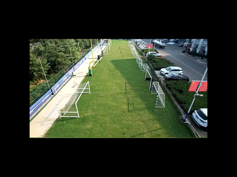 Heavy Duty Aluminum 7-a-Side Freestanding Soccer Goal 5M x 2M Robust Construction for Match Play