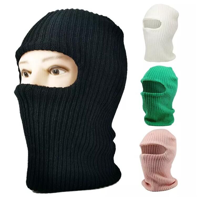 Cagoule Tricotée Chaude Masque Intégral - Masque de Ski d'Hiver Coupe-Vent pour Femmes, Couvre-Visage Tendance pour Usage Quotidien