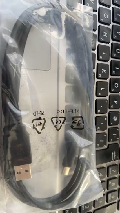 Câble USB Type C, type moulé, câble UL2725, 4 fils de cuivre, diamètre extérieur : 3,5 mm. 5A, 60W, 100W