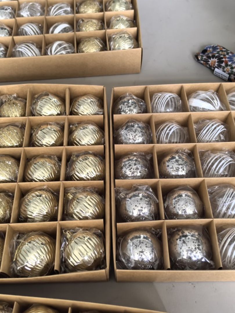 Christmas Tree Ornaments Colorful Balls Christmas Hanging Decorations DIY Decorative Balls