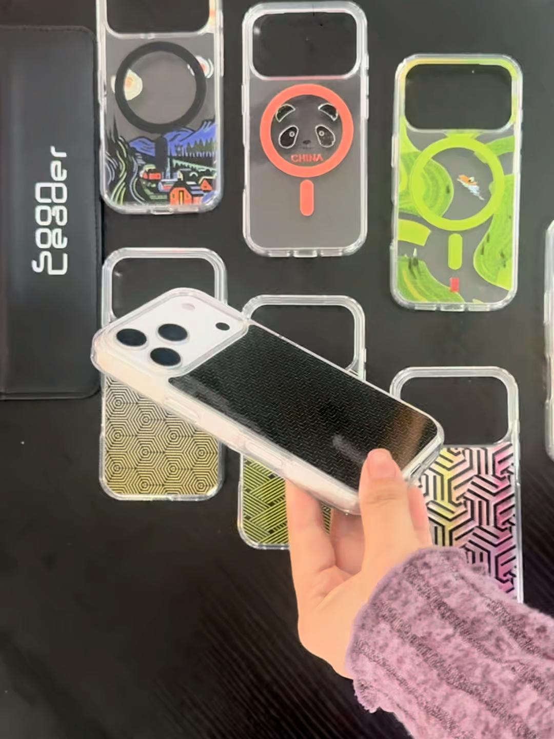 Nouveau Sport Magnétique IMD Cristal Tendance Dorure Processus Cas De Téléphone De Conception Pour IPhone17 Pro Max