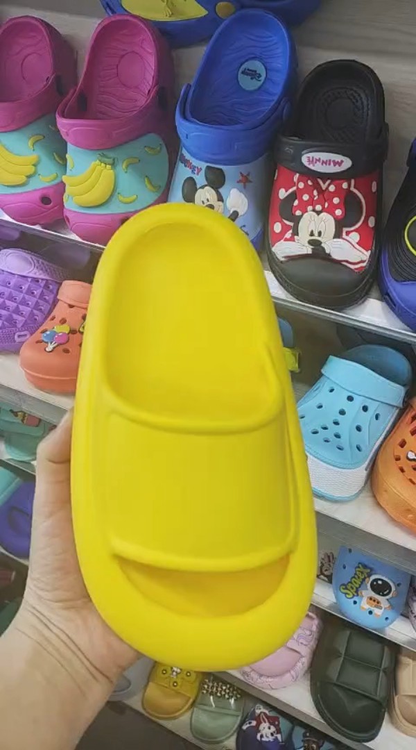 Chaussons pour enfants, motif poussin jaune, chaussures amusantes et adorables pour garçons et filles