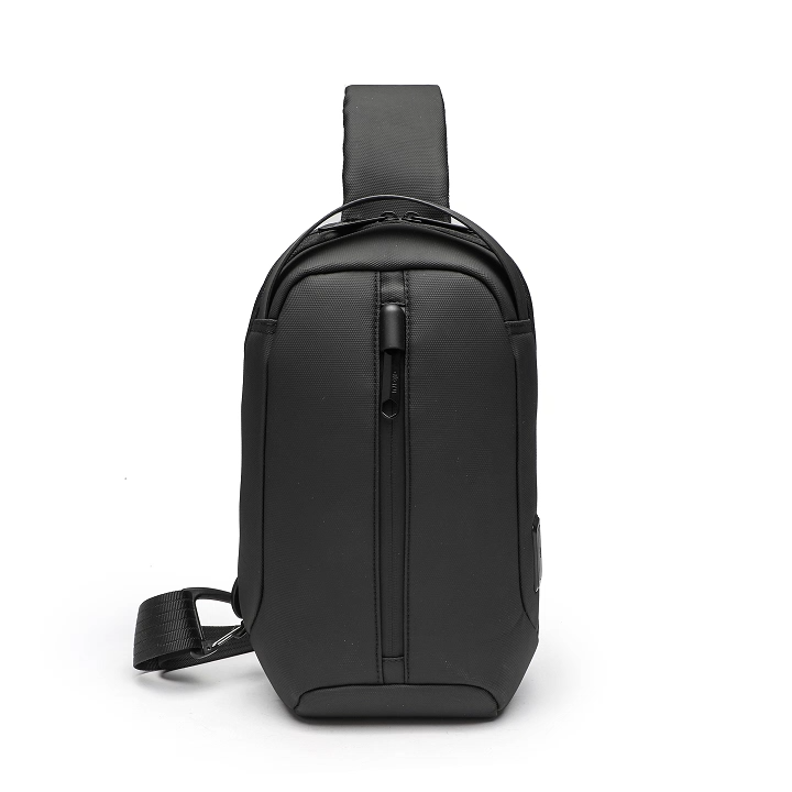 Bolso de Pecho para Hombre de Gran Capacidad, Bandolera Informal, Multifuncional, Impermeable, Bolso de Hombro Individual para Hombre