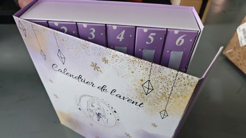 Großhandel Leere Adventskalender Kartonbox Benutzerdefinierte Adventskalender Boxen Handgemachte Weihnachten Adventskalender Verpackungsbox