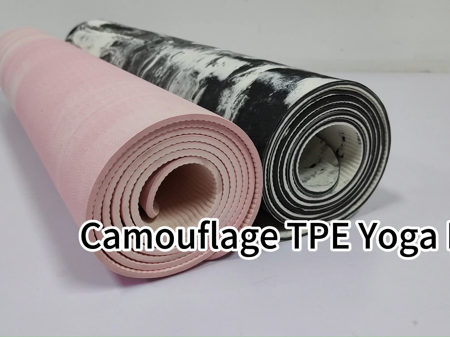 Rutschfeste, leichte, langlebige Pilates-Matte, Premium-Fitnessmatte aus Bio-Schaum, natürliche TPE-Yogamatte, Großhandel