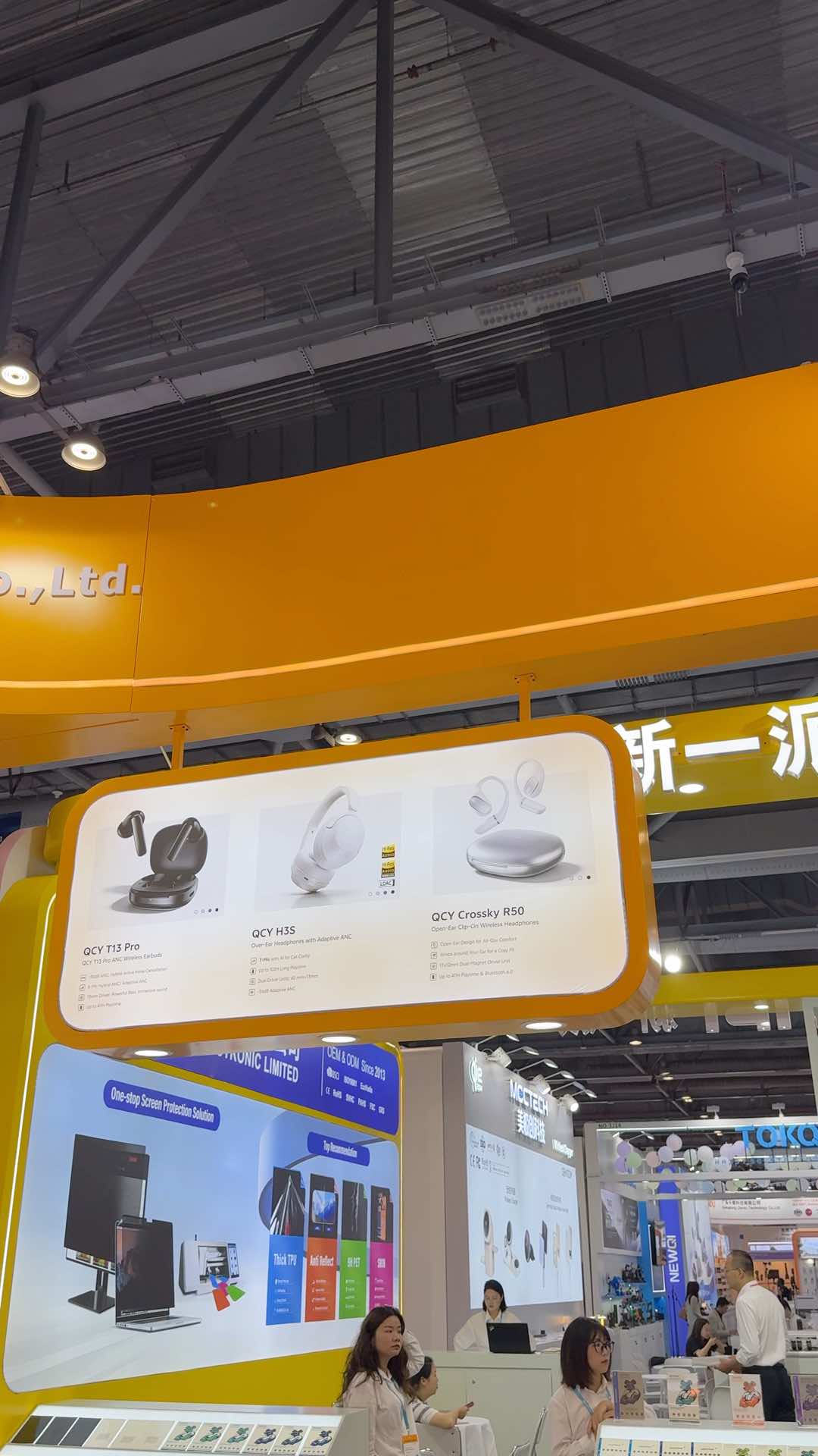 OEM/ODM Écouteurs Bluetooth 6.0 TWS avec ANC 50dB, ANC adaptatif, 50 heures d'autonomie Écouteurs/écouteurs TWS