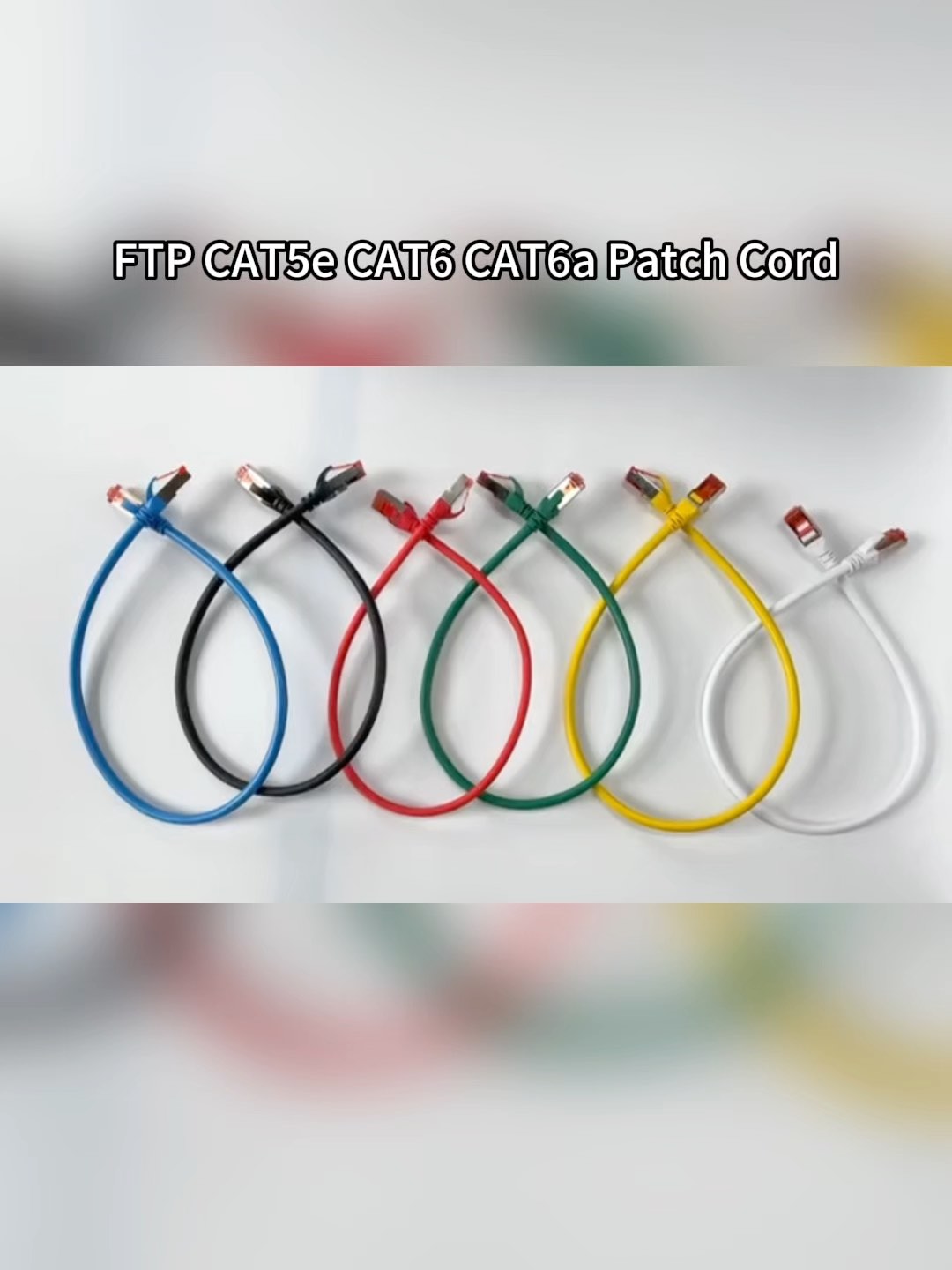 Câble de raccordement Cat5e STP RJ45 8P8C 26AWG à paires torsadées blindées en ACIER, 1m 2m 5m 10m 15m 20m 30m