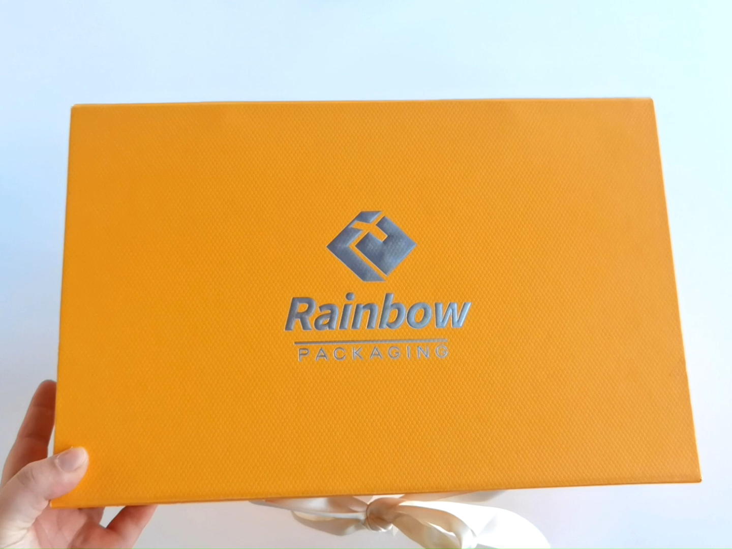 Boîte Cadeau de Luxe Pliable avec Logo Personnalisé, Emballage Papier Magnétique avec Ruban