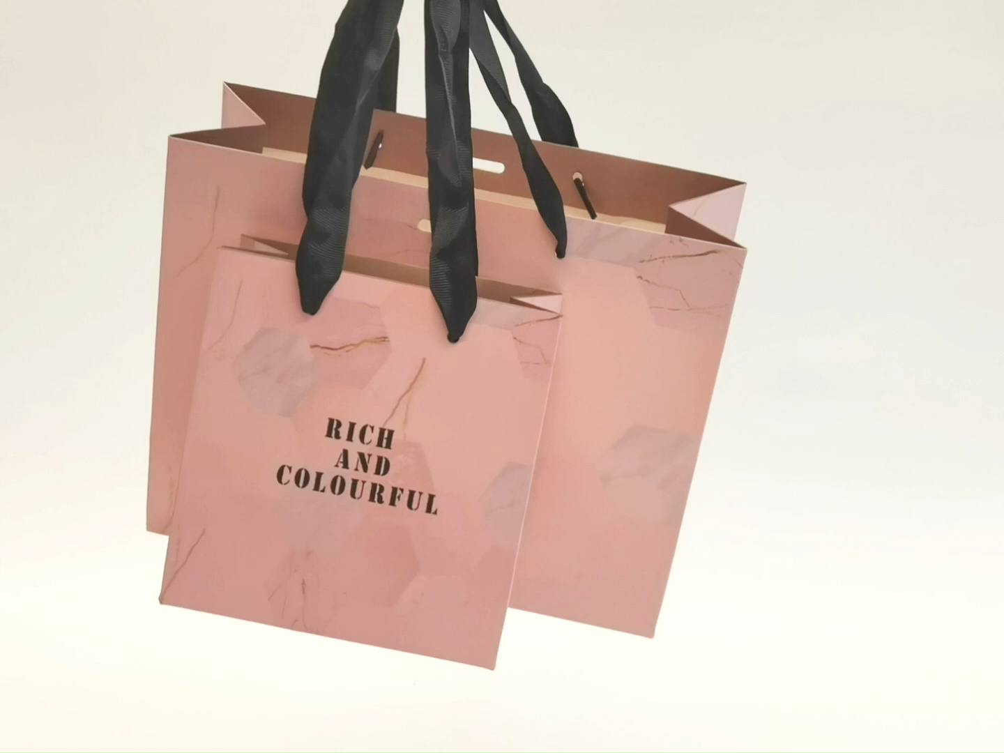 Sacs de Shopping en Papier de Luxe Personnalisés en Gros avec Impression de Logo pour Bijoux, Vêtements et Cadeaux