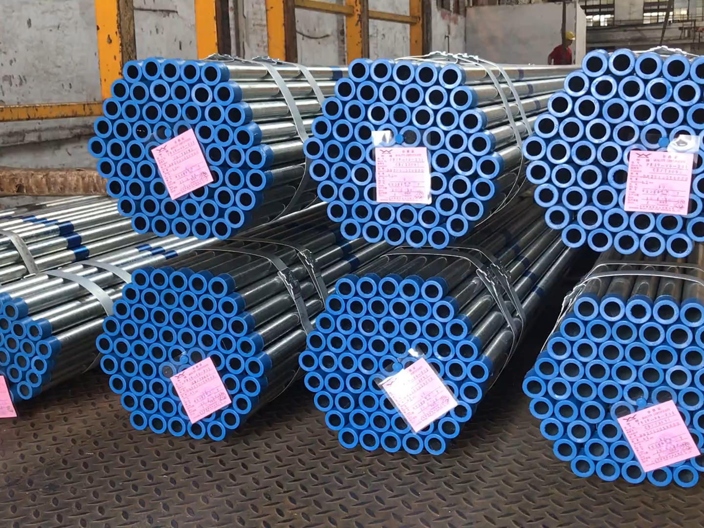 Prix d'Usine GB/T3091 Tube en Acier Soudé Noir et Galvanisé - Direct Usine