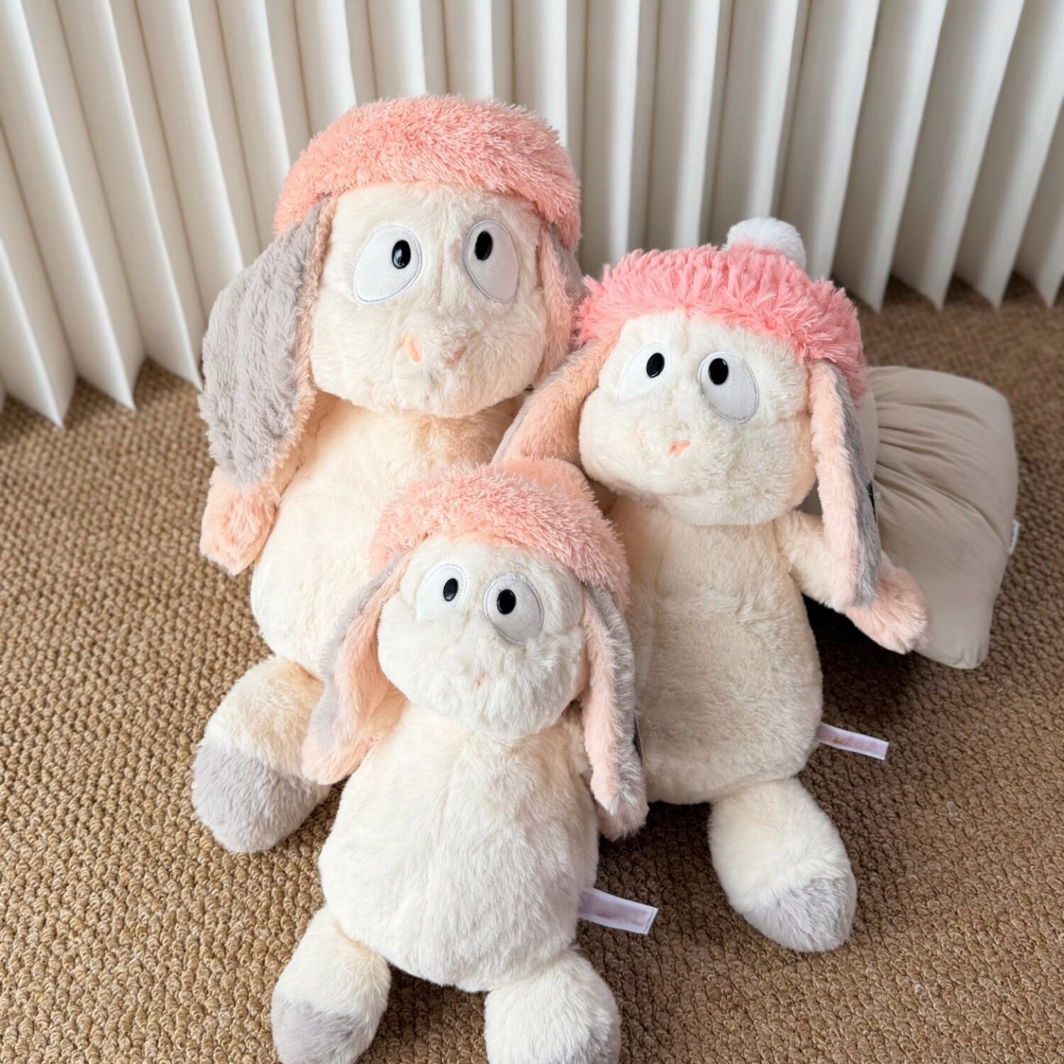Peluche lapin en gros, mignon cadeau d'anniversaire pour enfants, jouets apaisants pour bébé