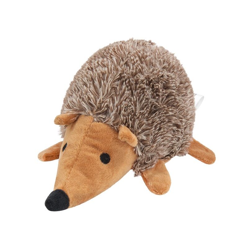 Customize cartoon hedgehog animal pet chew squeaky dog plush toys