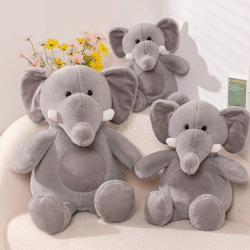 Cheap Baby elephant plush toy baby elephant soothing toy birthday gift toy