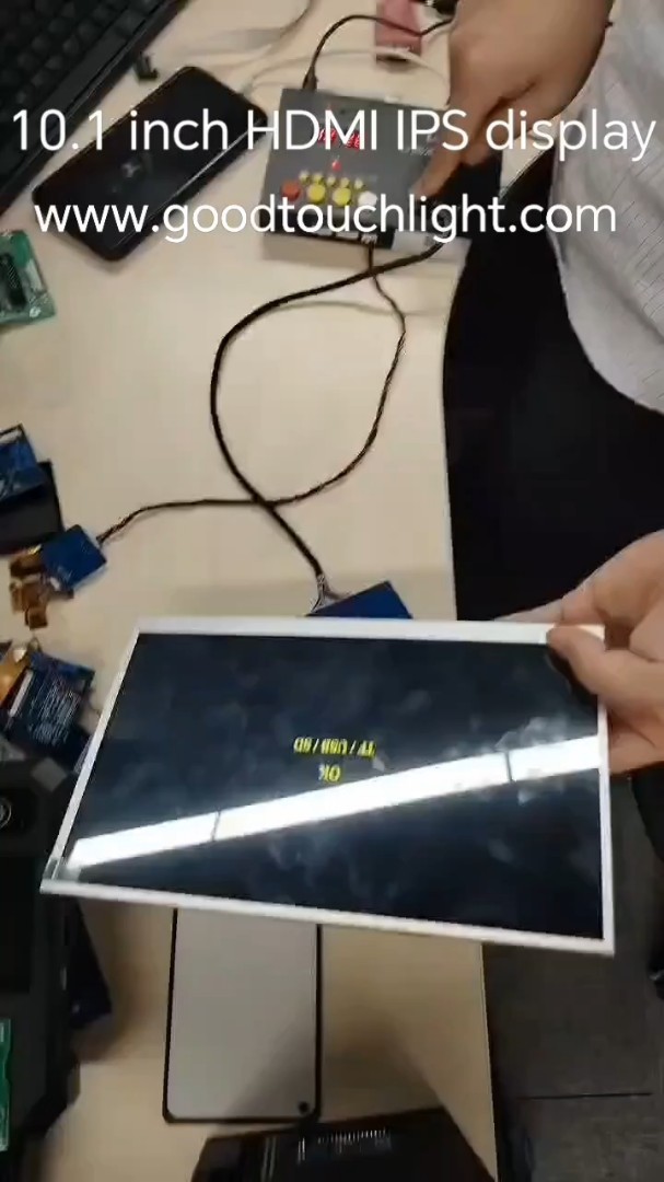 Module LCD TFT IPS industriel de 10,1", résolution 1024x600, interface HDMI VGA, haute luminosité de 1000nit, angle de vision amélioré