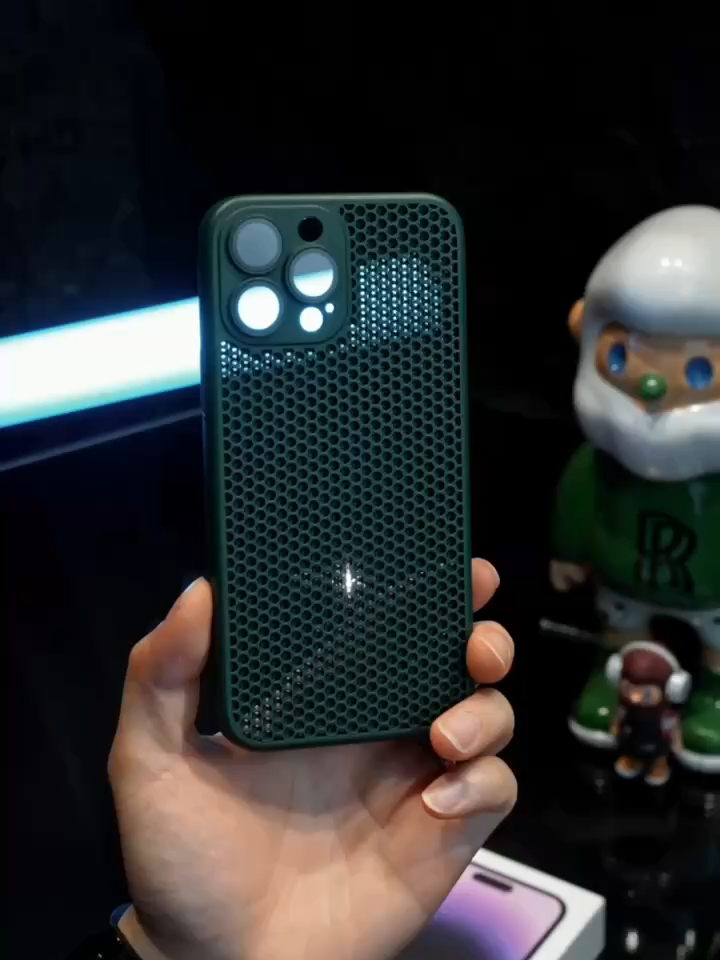 High Quality Genuine Leather Magnetic suction Mobile Phone Case For iPone14 mini iPhone14 Pro