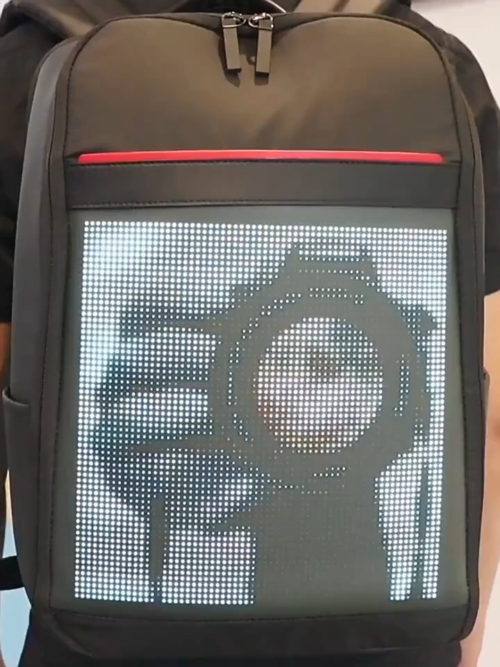 Grosir Ransel LED Iklan Layar 3D Pintar Kontrol Seluler Papan Iklan Berjalan Tahan Air